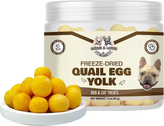 Benji-&-Louie-Freeze-Dried-Quail-Egg-Yolk-for-Dog-and-Cats,-Dogs-185