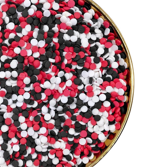 NIPEOR-Rainbow-Sprinkles,Red-Black-Confetti-Sprinkles-3.53oz/100gEdibl-84