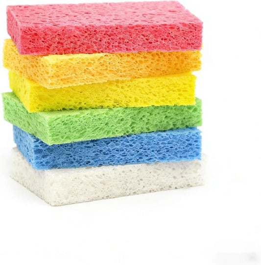 ARCLIBER-Cellulose-Sponges,Heavy-Duty-Scrub-Kitchen-Sponge-No-Scratching,Pop-Up-Eco-DIY-(6-Pack)---1541