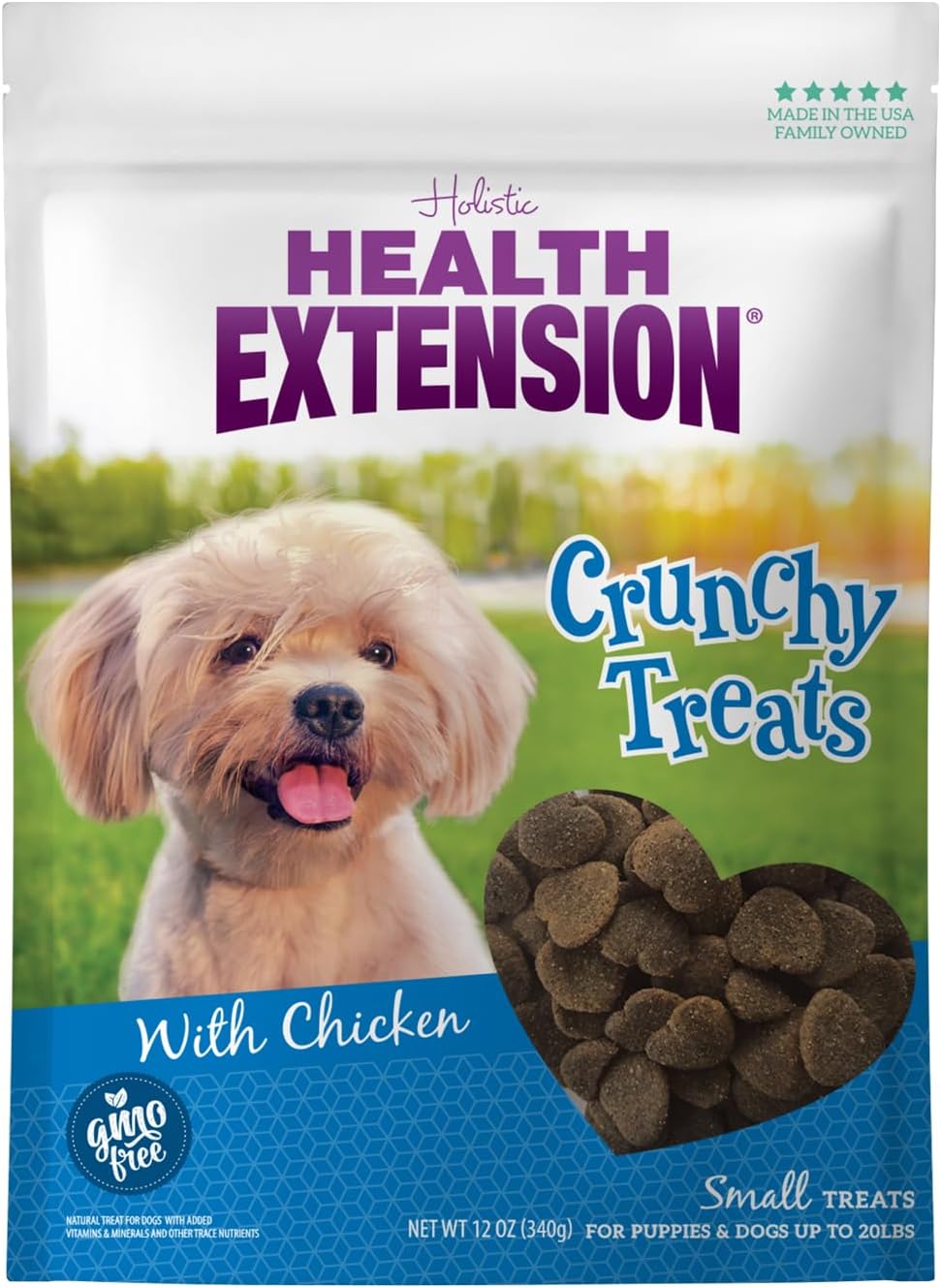 Health-Extension-Heart-Shaped-Crunchy-Biscuits,-12oz-(340g)-–-Chicken-Flavor,-GMO-Free-Training-1398