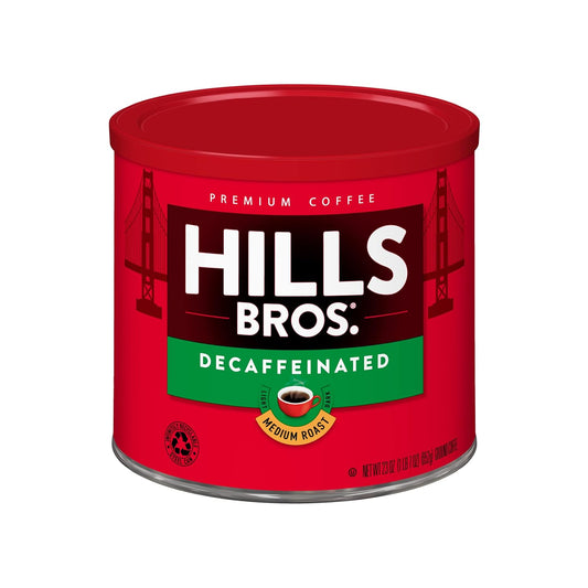 Hills-Bros.-Decaffeinated-Ground-Coffee-–-Premium-Arabica-Coffee-Beans-–-Medium-Roast,-2219