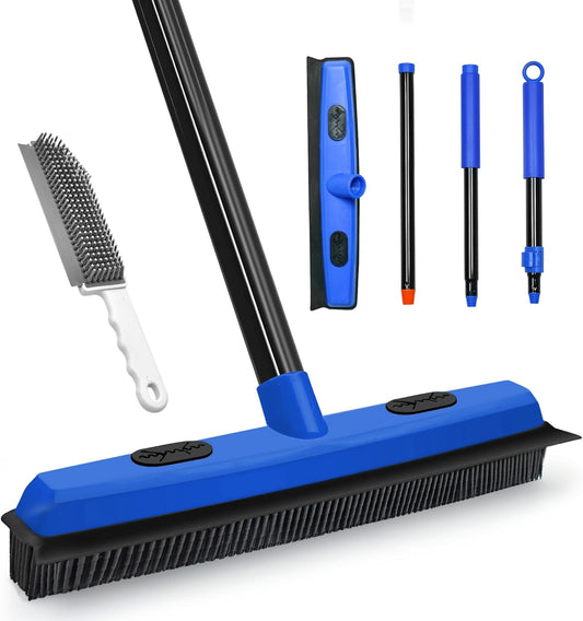 Rubber-Broom-Carpet-Brush-with-Squeegee,-Pet-Hair-Remover-with-185