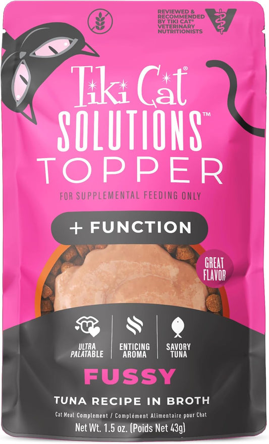 Tiki-Cat-Solutions-Topper,-Fussy,-Tuna-Recipe-in-Broth,-1.5-oz.-(12----1246