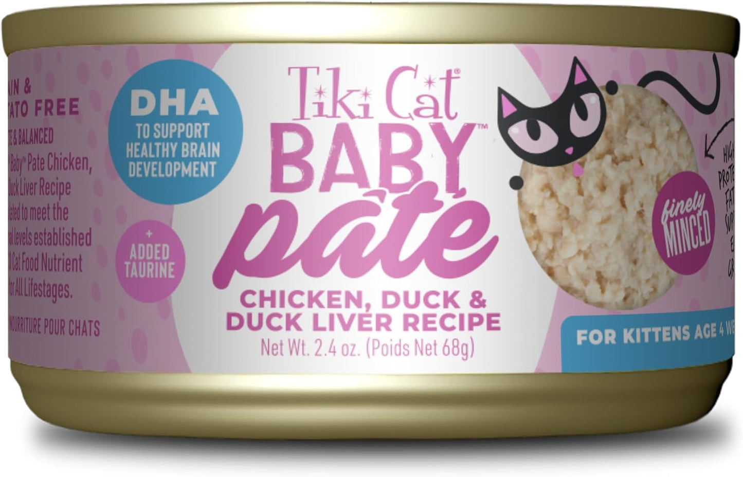 Tiki-Cat-Baby-Pate,-Wet-Cat-Food,-Chicken,-Duck-&-Duck-2.4-Can-Count)602