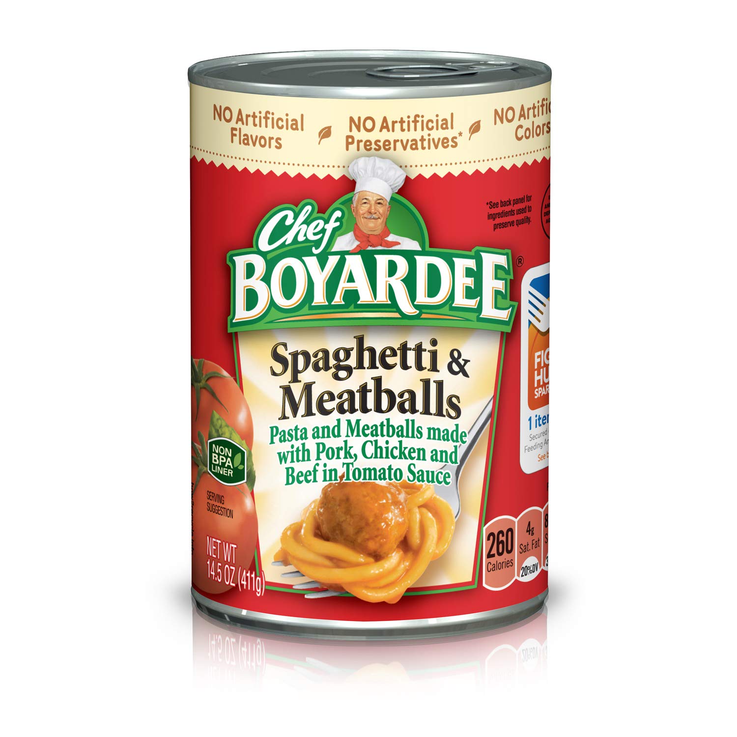 Chef-Boyardee-Lata-de-espaguetis-y-albóndigas,-alimentos-enlatados,-lata-de-14.5-(24-979