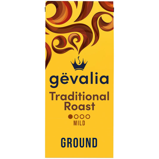 Gevalia-Traditional-Roast-Mild-Light-Roast-Ground-Coffee,-12-oz-Bag-----2953