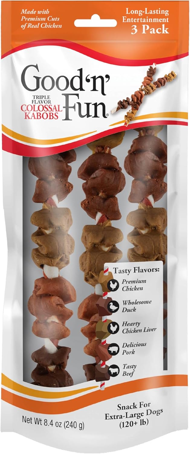 GOOD-'N'-FUN-Triple-Flavor-Colossal-Kabobs-Chews-for-Dogs,-3-Treat-2549