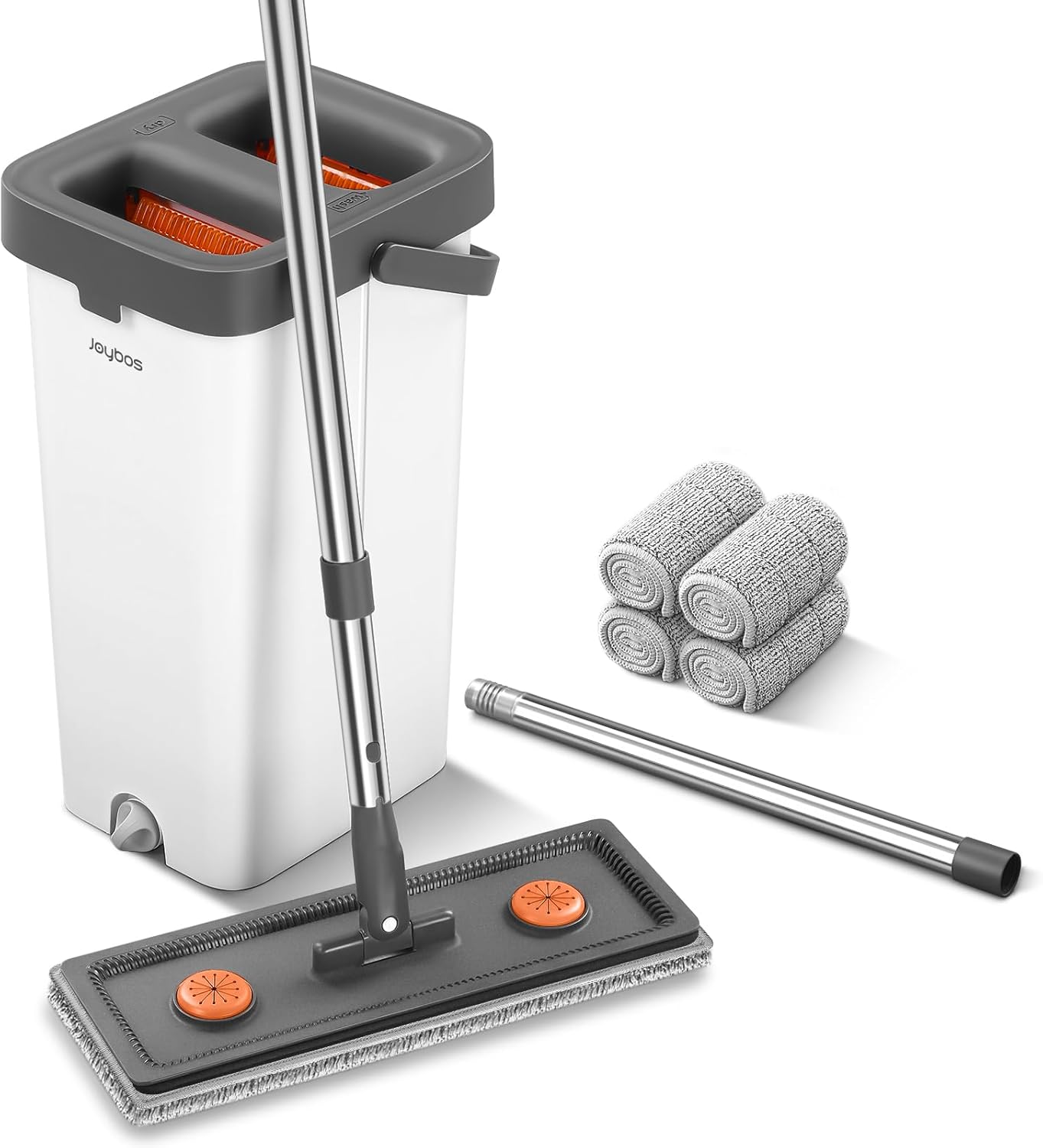 Mop-and-Bucket-with-Wringer-Set-for-Home,61"-Flat-Mop-4176