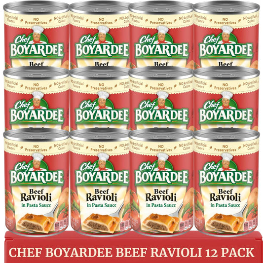 Ravioles-de-res-en-salsa-de-carne-abundante,-latas-grandes--de-245