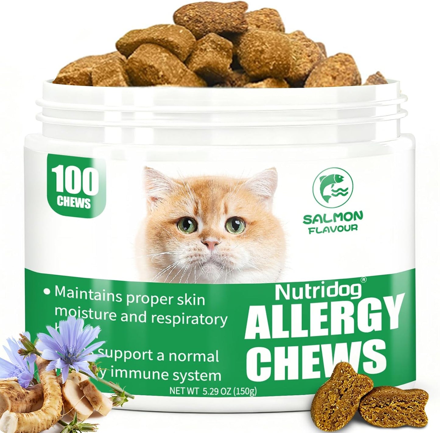 Cat-Allergy-Relief-Chews-for-Seasonal-Allergies---Itchy-Skin-&-Anti-Itch-1026