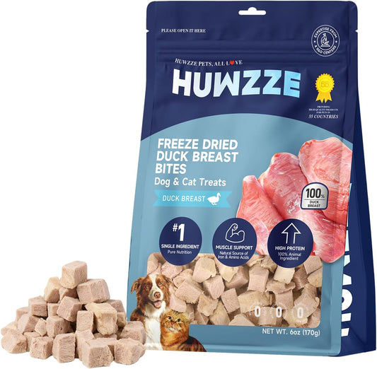 Freeze-Dried-Duck-Breast-Treats-for-Dogs-&-Cats,-Single-Ingredient-High-Protein-399