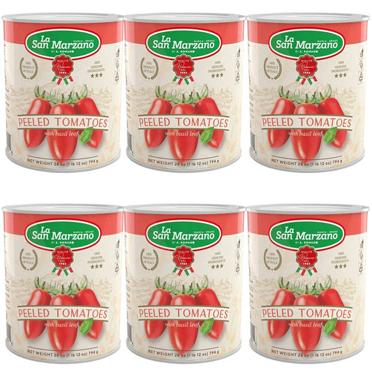 La-San-Marzano---Canned-Peeled-Tomatoes-With-Basil-Leaf,-28-oz-771