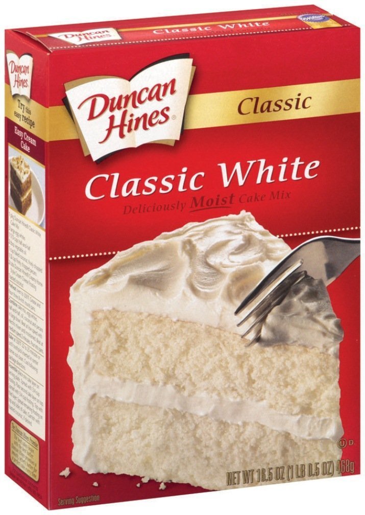 Duncan-Hines,-Classic-White-Cake-Mix,-16.50oz-Box-(Pack-of-117
