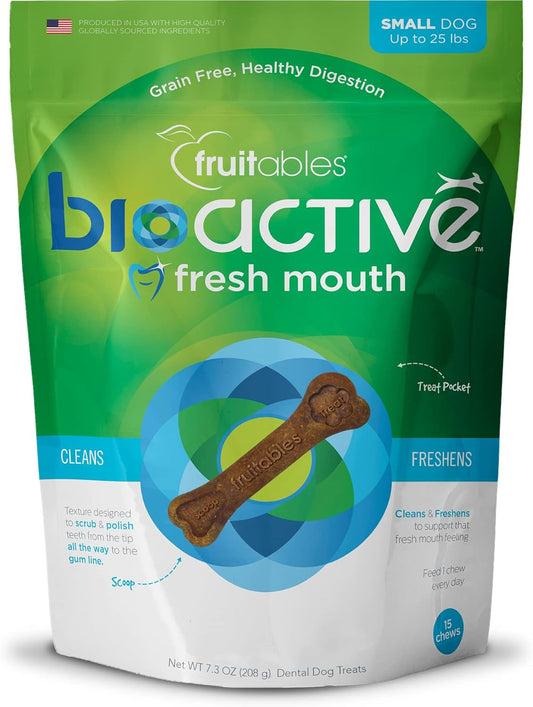 Fruitables-Bioactive-Fresh-Mouth-Dental-Chews,-Small-Dog-Treats,-Pet-Supplies,-Cleaning-1894