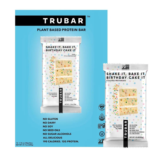 TRUBAR-Vegan-Protein-Bar,-Shake-it-Bake-it-Birthday-Cake-it,--Gluten-Free,-Plant-Protein,-103
