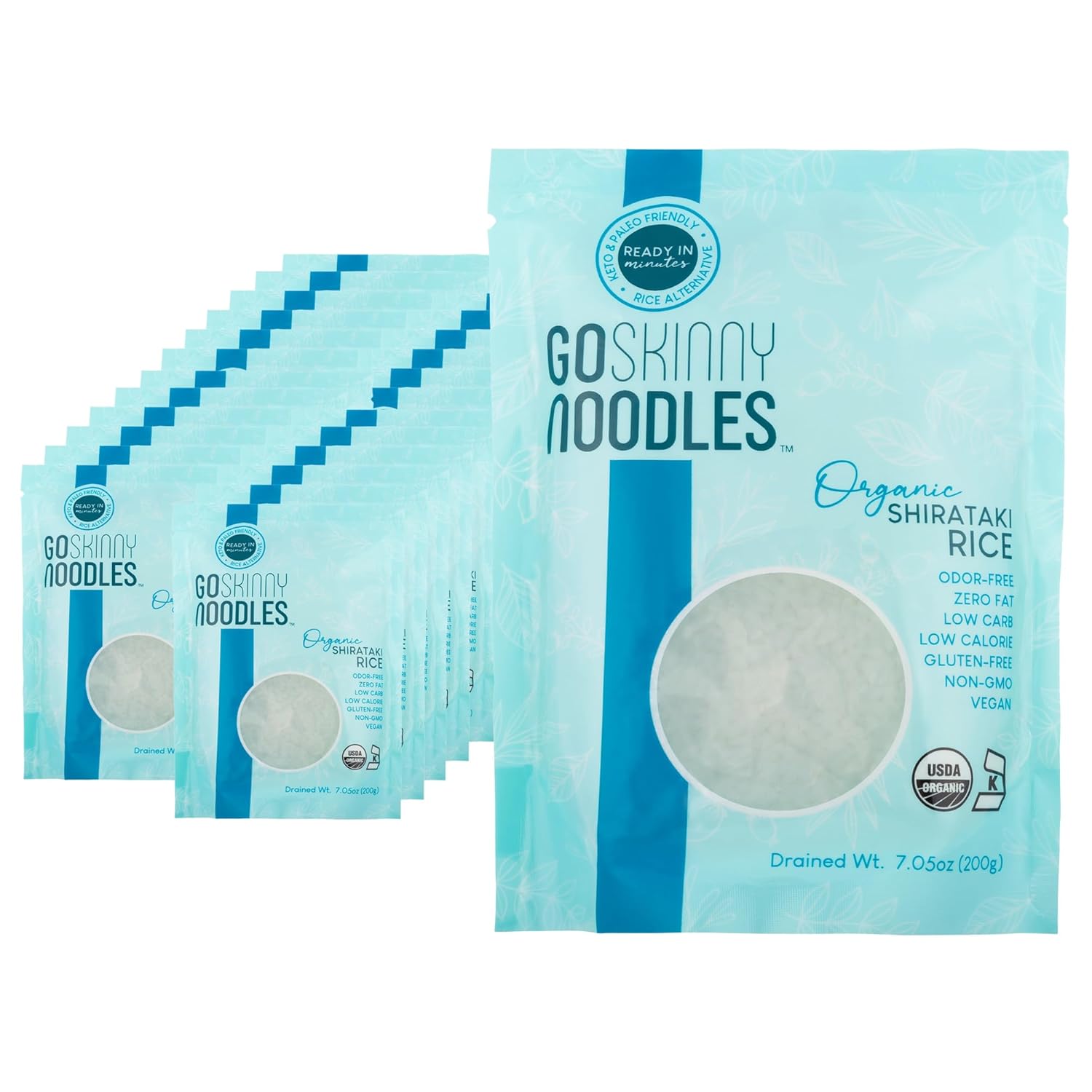 GoSkinny-Noodles-Rice-(24-Pack),-Organic-Shirataki-&-Konjac,-Carb,-120