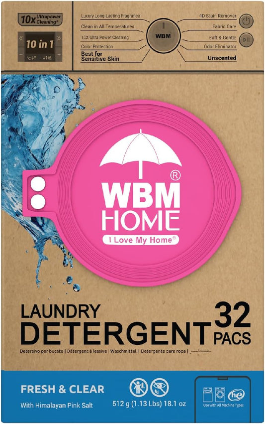 WBM-Home-Laundry-Detergent-Pods,-32-Count-|-Fresh-&-Clear-Unscented-241
