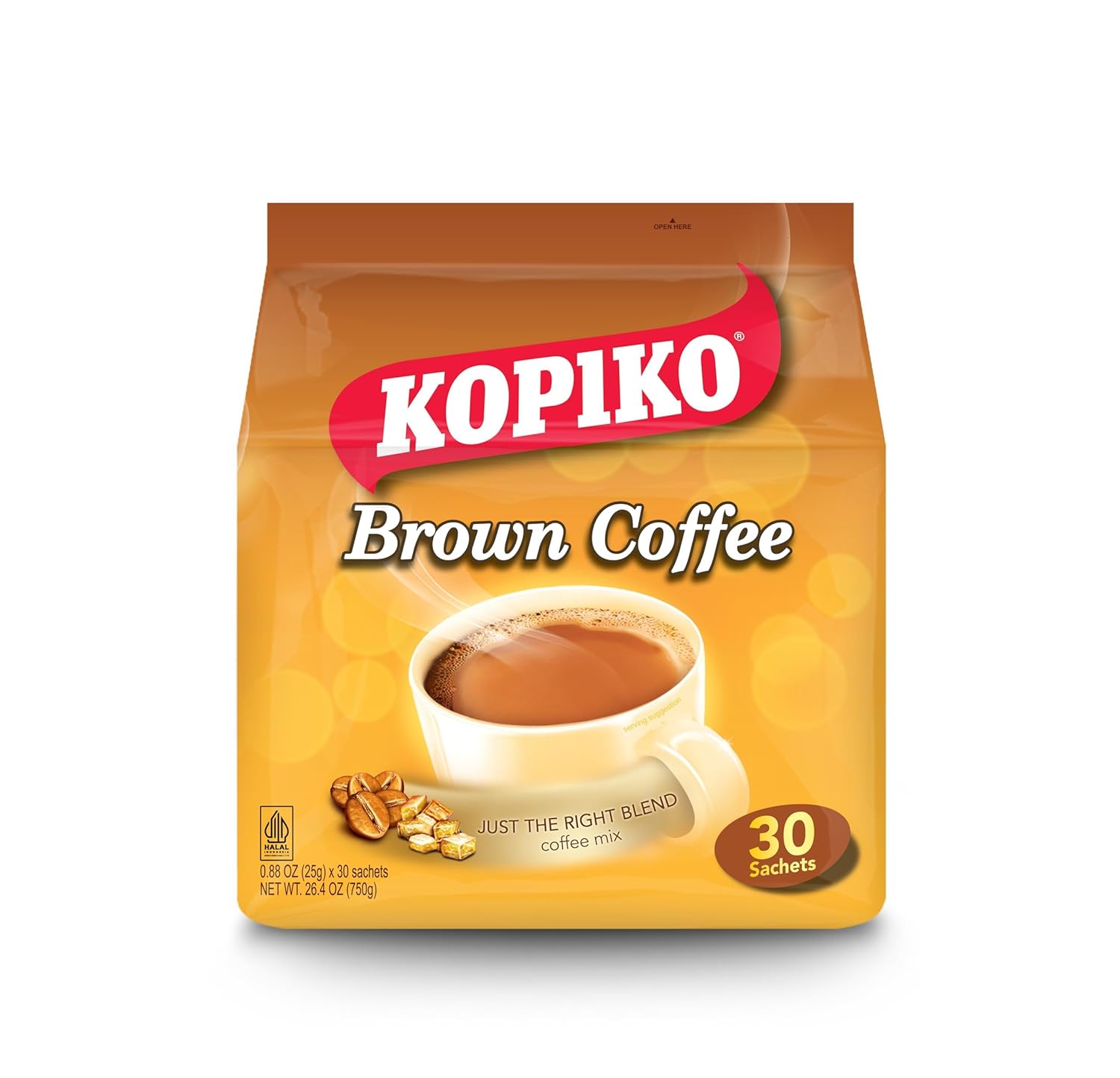Kopiko-Instantáneo-3-en-1-café-oscuro,-30-paquetes/bolsa-(26.5-onzas)--2736