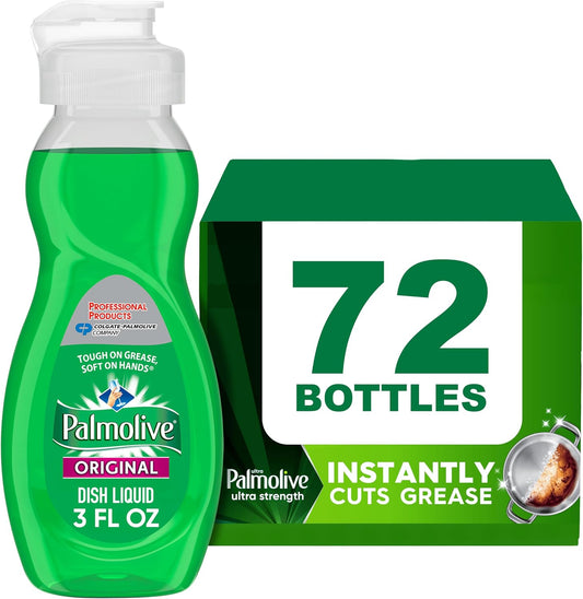 PALMOLIVE-Dishwashing-Liquid,-Travel-Dish-Soap,-Original-Scent,-Green,-3-Fluid-Ounce-255
