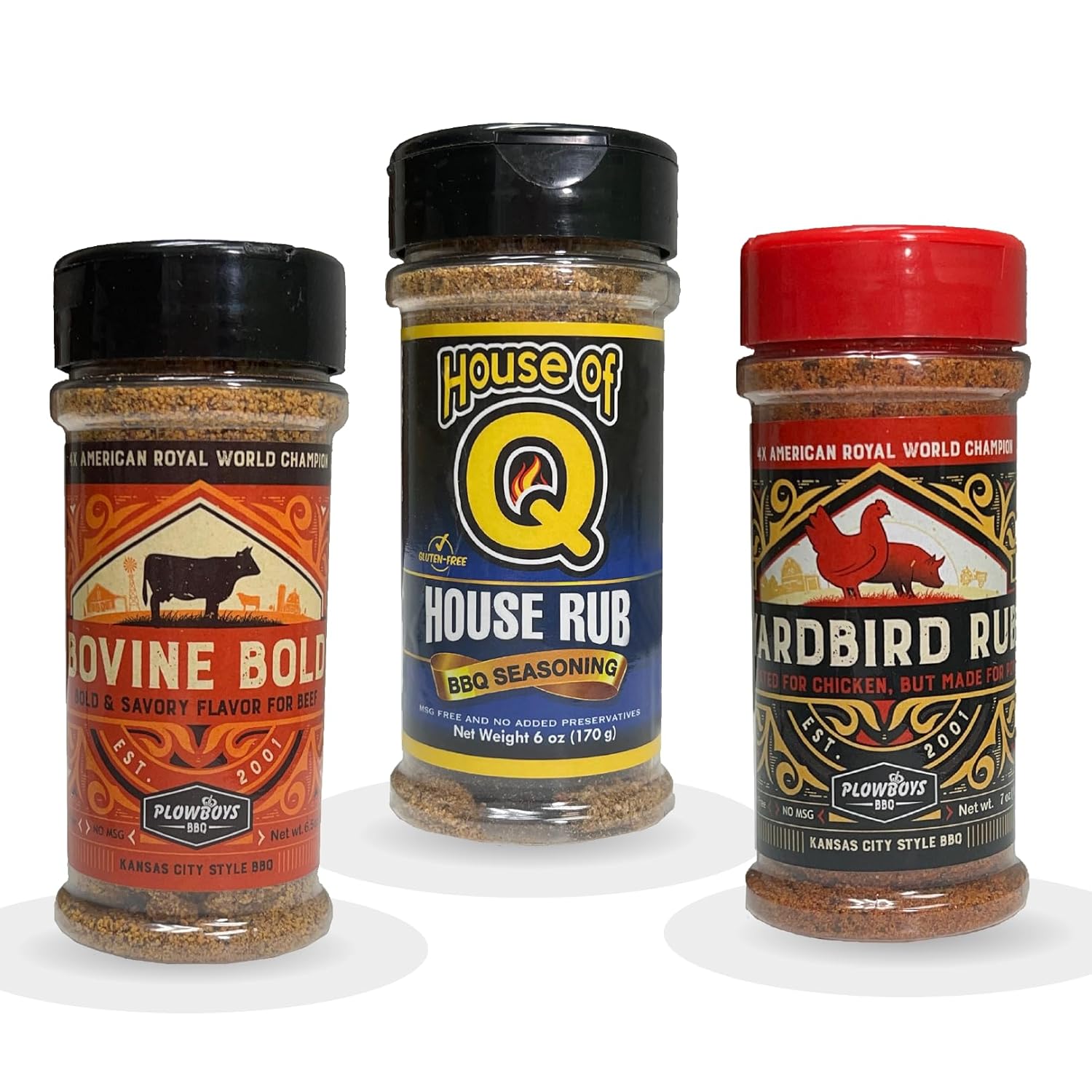 Plowboys-and-House-of-Q-BBQ-Rub-Pack-Set-de-Yardbird,-1024