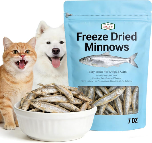 Amzey-7oz-Minnows-Dog-Treats---Freeze-Dried-Minnows-Cat-Treats---High-Protein-399