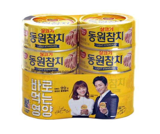 [-8-Packs-]-Dongwon-Tuna-????-Light-Standard-150g-x-6,-DHA-48