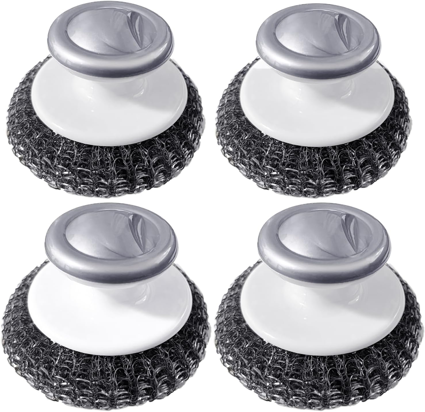 Stainless-Steel-Wool-Scrubber-with-Handle,-Heavy-Duty-Dish-Scrubber,-2236