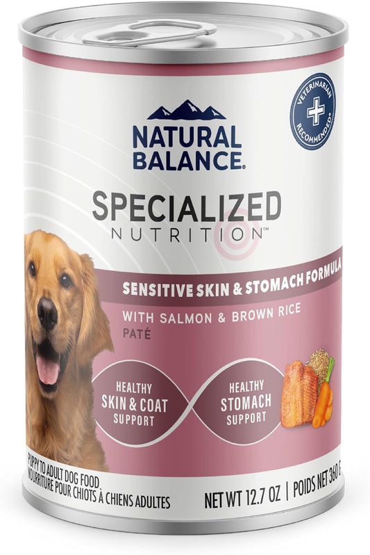 Natural-Balance-Specialized-Nutrition-Wet-Dog-Food,-Sensitive-Skin-&-Stomach-Formula-with-990