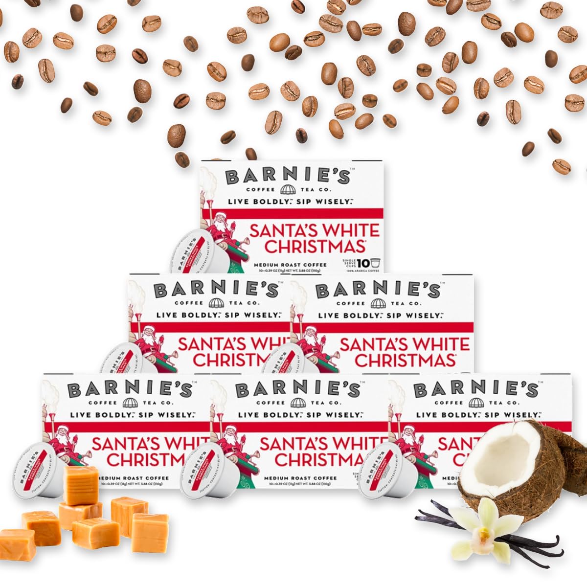 Barnie's-Coffee-Santa's-White-Christmas-Single-Serve-Coffee-Pods-with-Coconut,-Vanilla,-and-1367