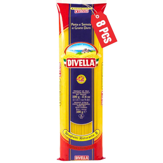Divella-Spaghetti-Pasta-#8,-16-oz.-(Pack-of-581