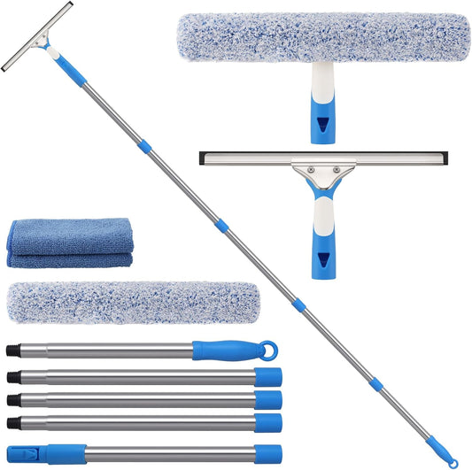 Mitclear-77''-Professional-Squeegee-Window-Cleaner-Tool-with-Extension-Pole,-Car-Windshield-Cleaning-Kit-with-309