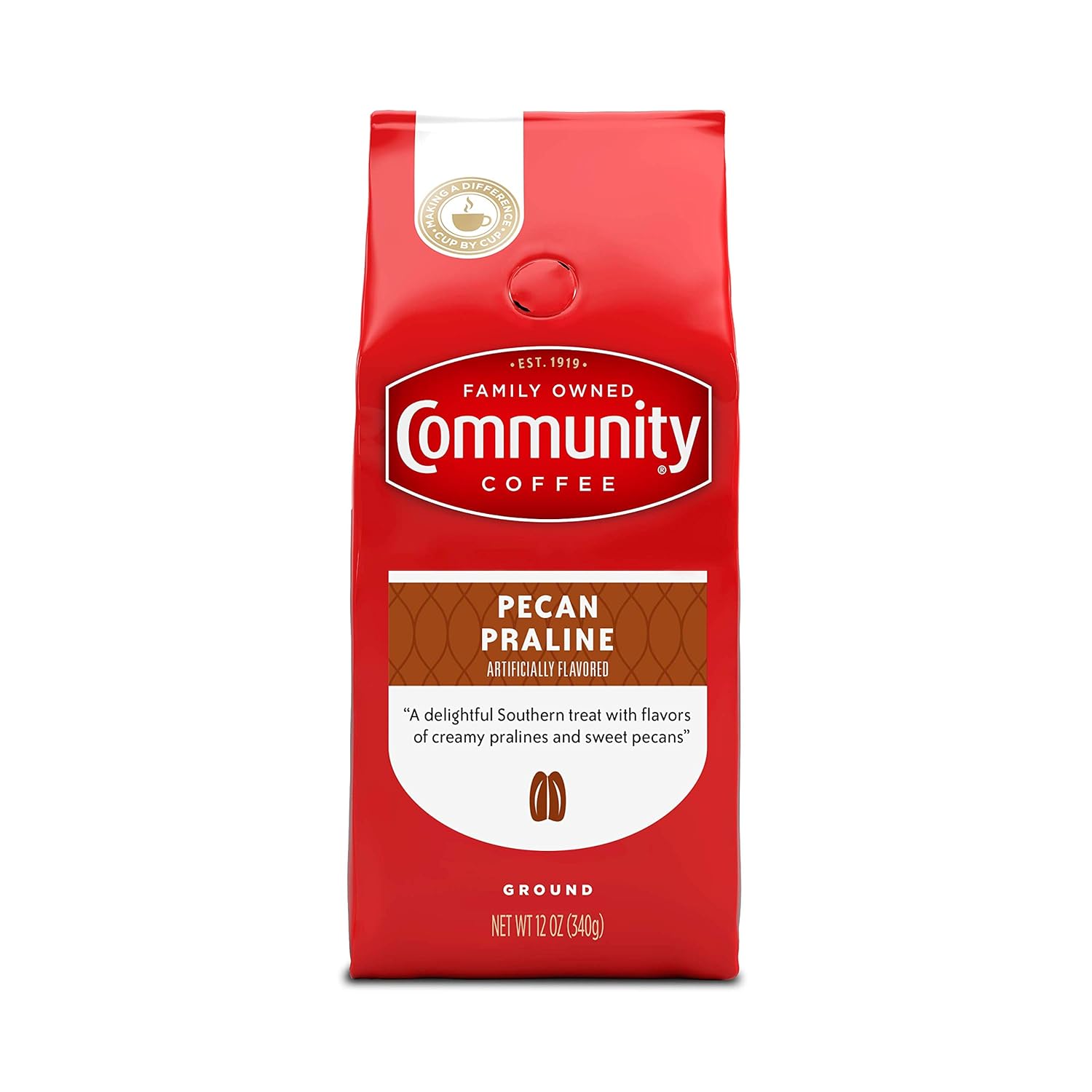 Community-Coffee-Pecan-Praline-Flavored-12-Ounces,-4040