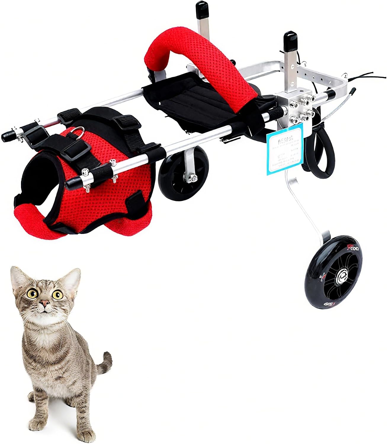 Cat-Wheelchair-Adjustable-2-Wheels-Pet-Wheelchair-Lightweight-Cat-Support-Wheels-for-Rehabilitation-434