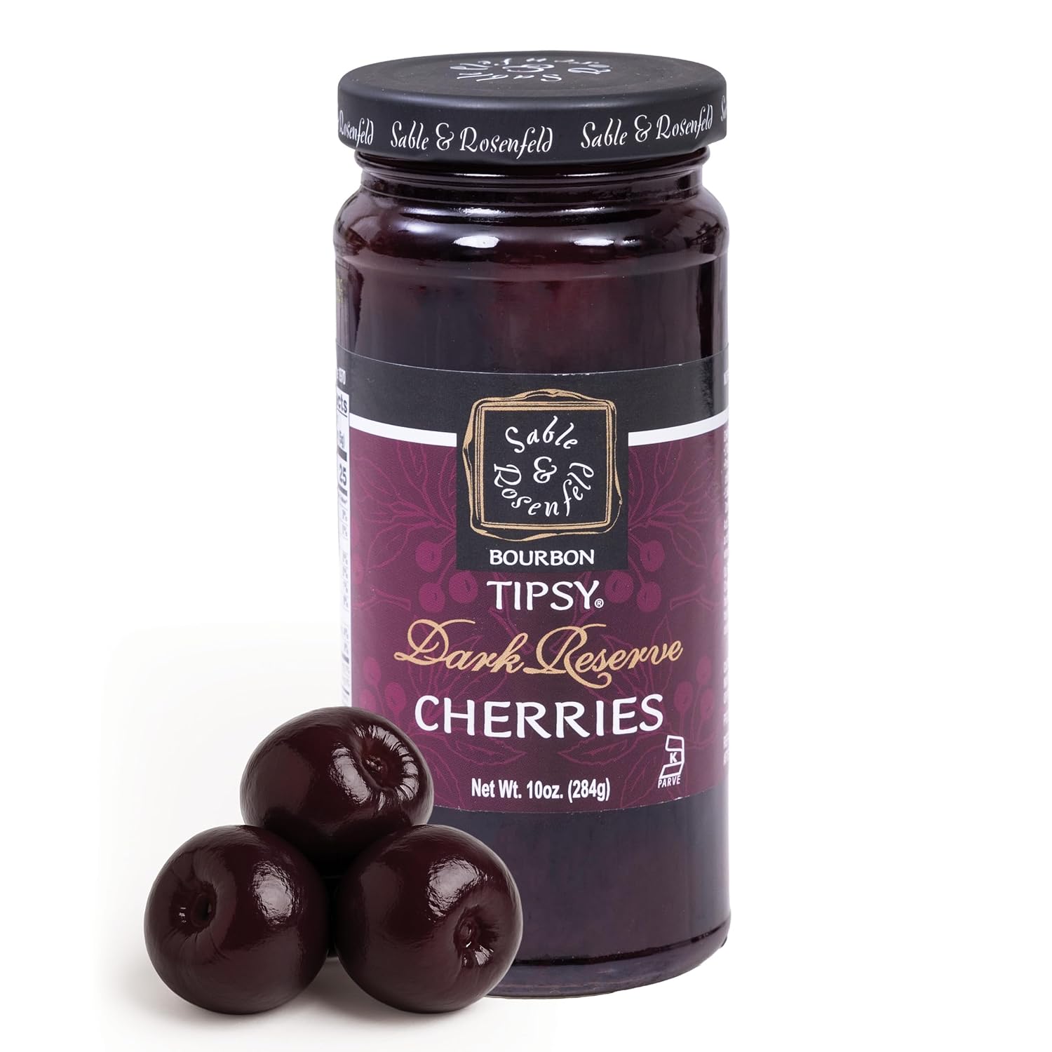 Sable-&-Rosenfeld-Bourbon-Tipsy-Dark-Reserve-Cherries,-10-oz,-Pack-of-1-94