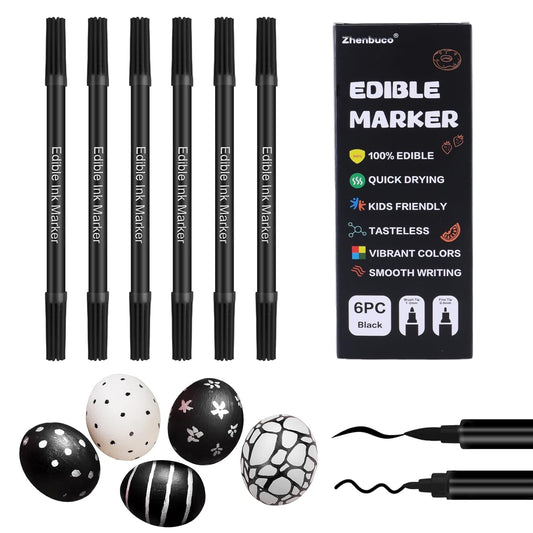 Black-Edible-Markers---6PCS-Double-Sided-Food-Coloring-Pens-with-Fine-Thick-Food-600