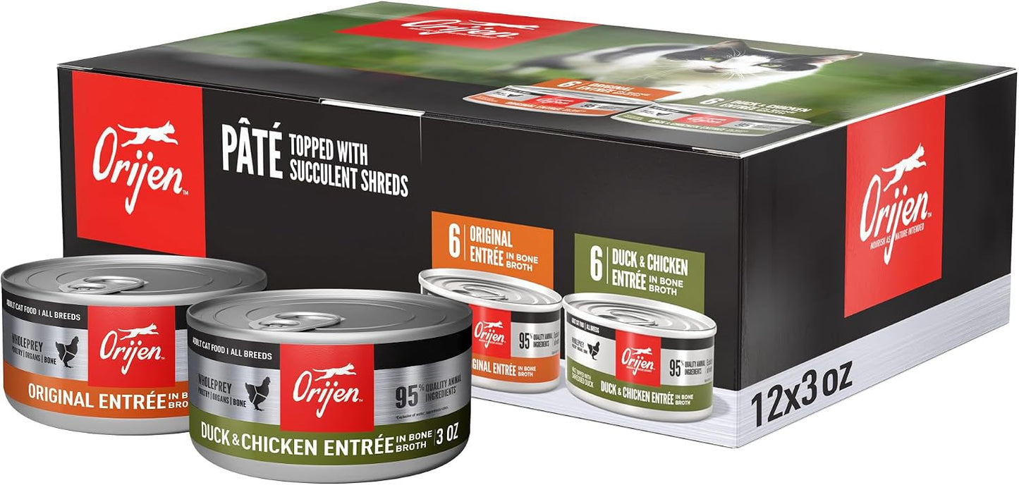 ORIJEN-Premium-Pate-Wet-Cat-Food-Variety-Pack:-Original-+-Duck-&-Chicken-1546