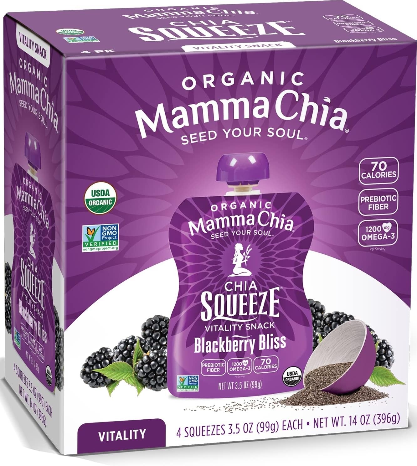 Mamma-Chia-Organic-Vitality-Squeeze-Snack,-Blackberry-Bliss,--24-3.5-Ounce--Chia-Pouches.-USDA-Non-GMO,-1815