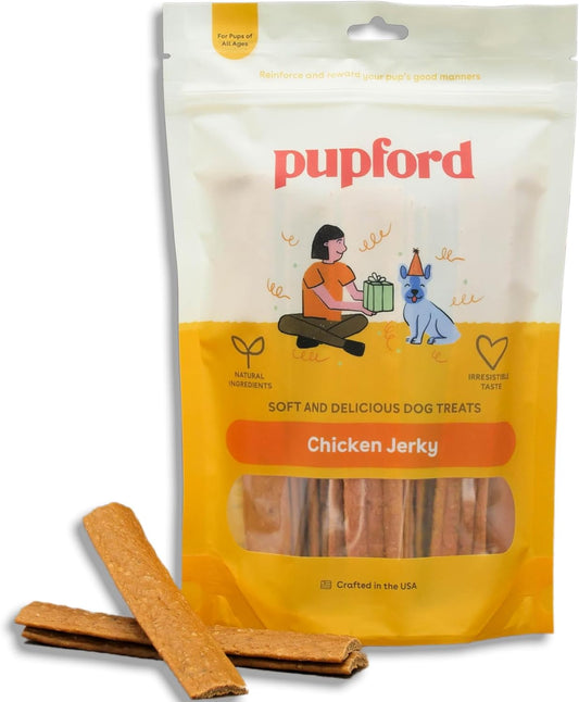 Pupford-Chicken-Jerky-for-Dogs-&-Puppies,-All-Natural,-Healthy-Dog-Treats,-Fillers,-1466