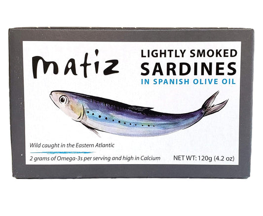 Matiz-Sardines-Lightly-Smoked-4.2-oz-Imported-From-Spain-(5-pack)-----489