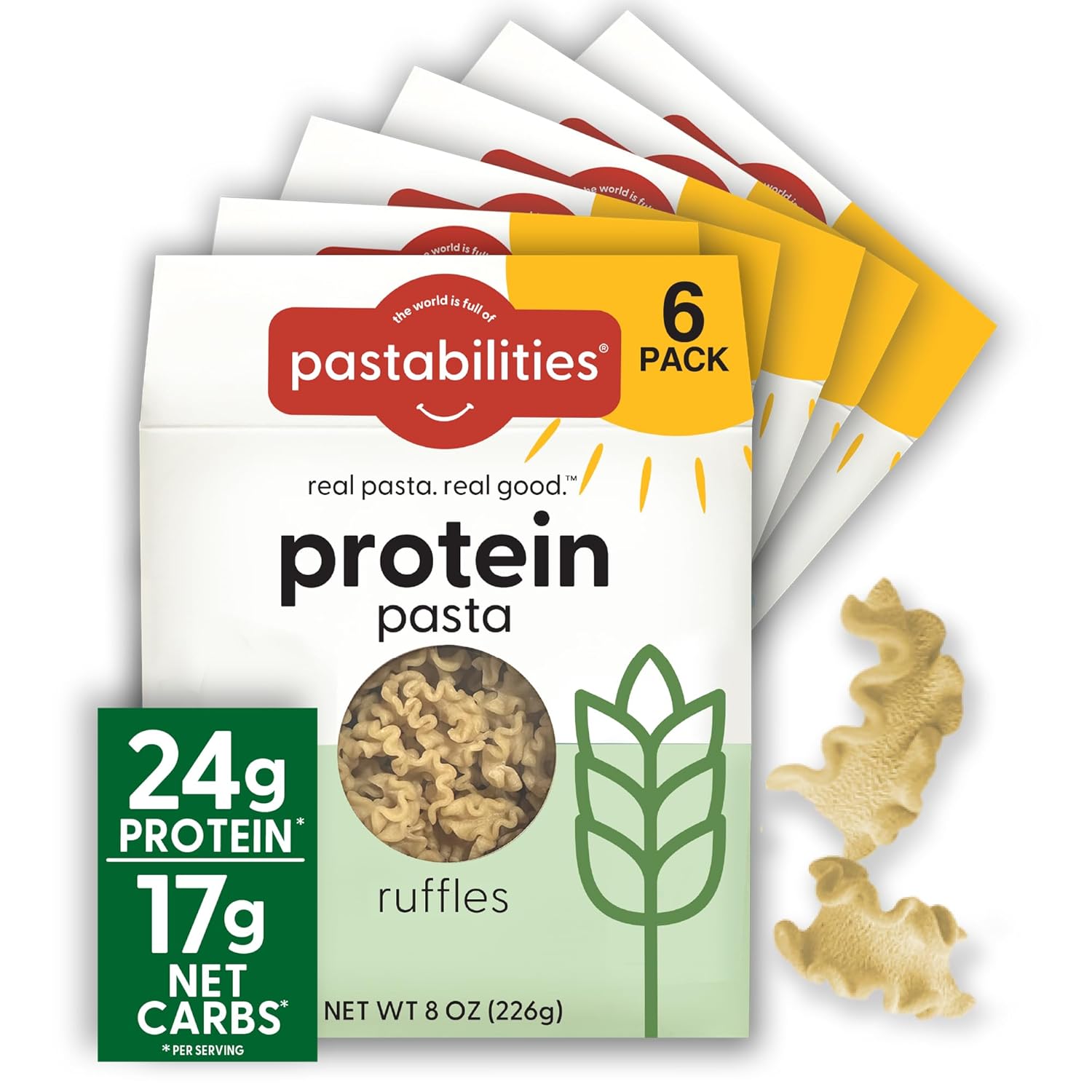 Pastabilities,-Protein-Pasta,-Ruffles---24g-Protein-&-1467