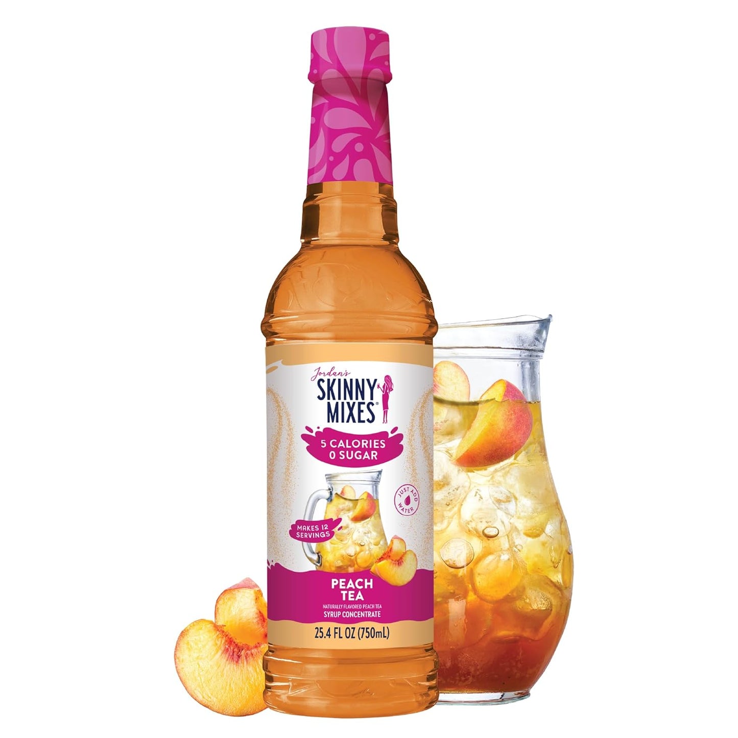 Jordan's-Skinny-Mixes-Sugar-Free-Syrup,-Peach-Tea-Flavor,-Fruit-Flavored-Water-Drink-for-2090