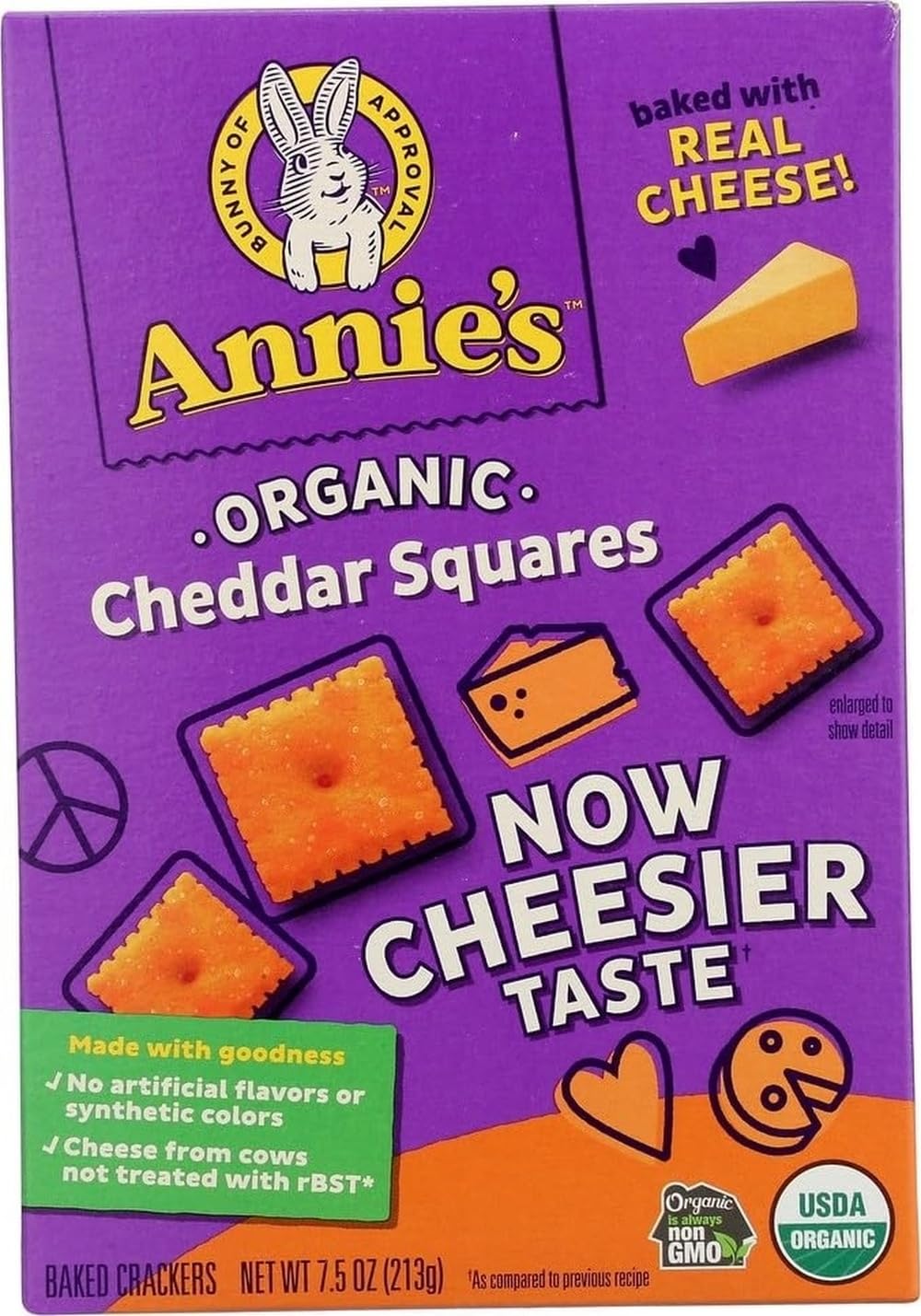 Annie's-Organic-Cheddar-Squares,-Baked-Cracker-Snacks,-7.5-oz-|-Made--with-Real-Cheese,-Organic,-2251