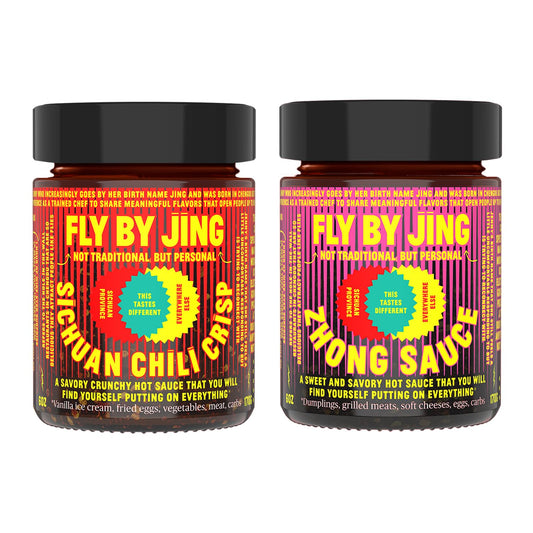 FLYBYJING-Essential-Sauce-Bundle:-Sichuan-Chili-Crisp-&-1887