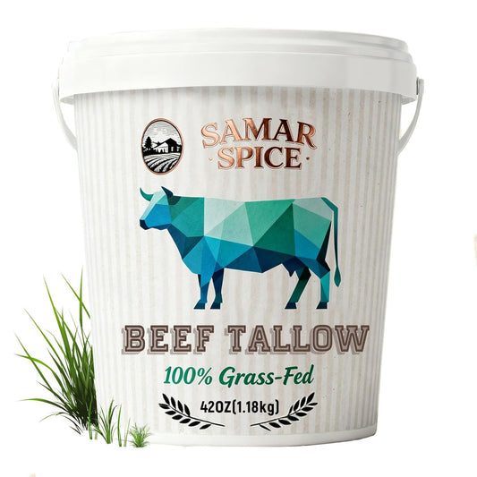 1-Grass-Fed-(42oz)-Beef-Tallow-for-Cooking---Pure,-Refined,-Keto-Friendly-Great-Skin-870