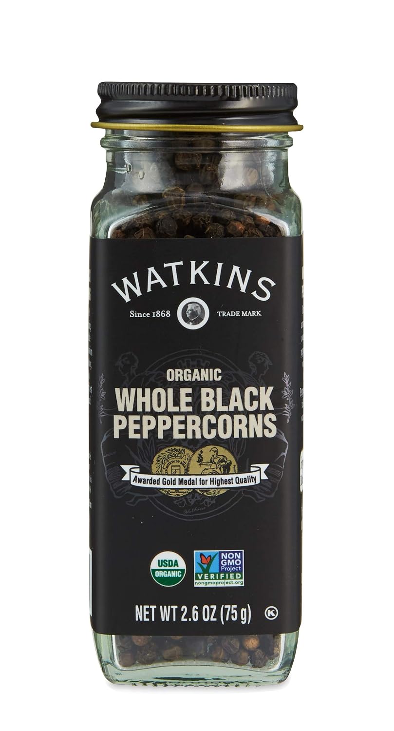 Watkins-Gourmet-Organic-Spice-Jar,-Whole-Black-Peppercorns,-Non-GMO,-Kosher,-2.6-oz.-592