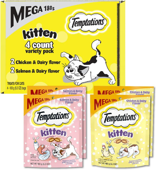 Temptations-Kitten-Treats-Classic-Crunchy-and-Soft-Cat-Treats-Variety-Pack,-6.3-oz.-Pouches-562