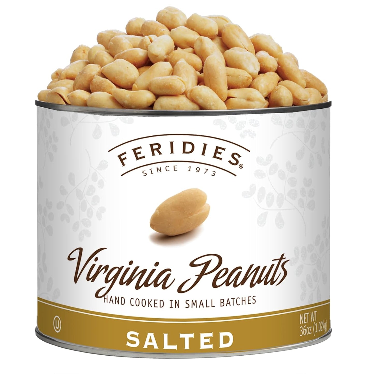 FERIDIES-Extra-Large-Gourmet-Virginia-Salted-Peanuts,-Cooked-in-Pure-Peanut--Oil,-No-Preservatives,-Kosher-998