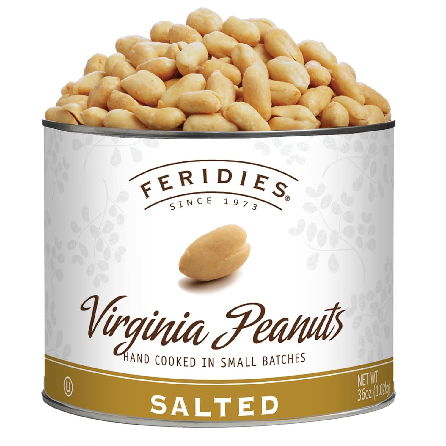 FERIDIES-Extra-Large-Gourmet-Virginia-Salted-Peanuts,-Cooked-in-Pure-Peanut--Oil,-No-Preservatives,-Kosher-998