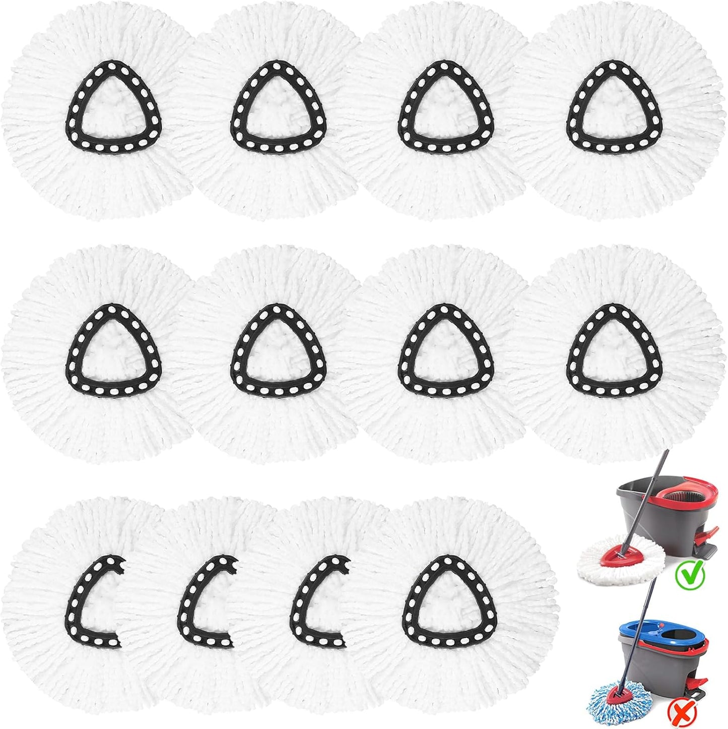 12-Pack-Spin-Mop-Replacement-Heads,-1-Microfiber-Spin-Mop-Refill-for-Easy-Wring-Compatible-450