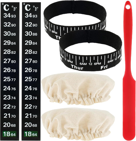 7pcs-Replacement-Set-for-Sourdough-Starter-Jar,-Sourdough-Starter-Kit-with-Cloth-Silicone-Date-223